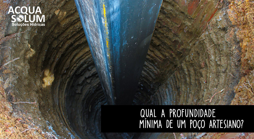 Qual a profundidade mínima de um poço artesiano?