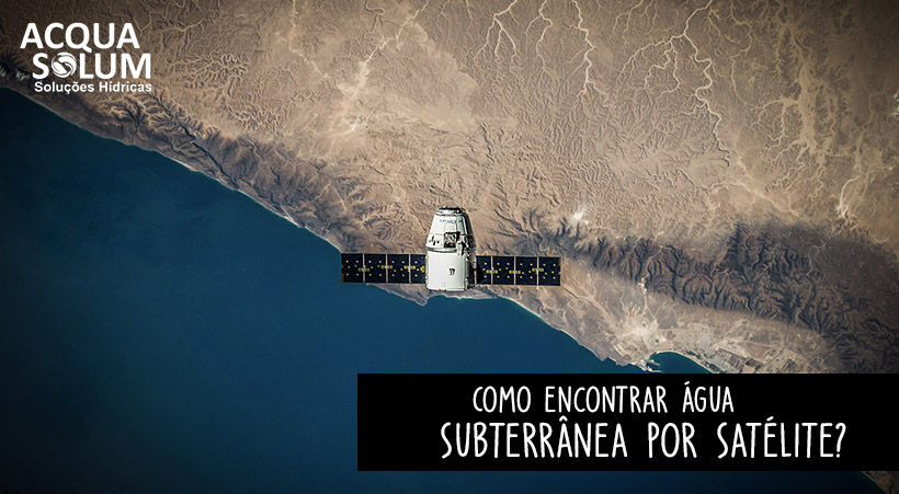 Como encontrar água subterrânea por satélite?