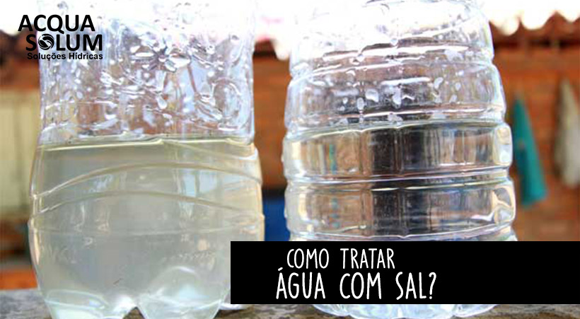 Como tratar água com sal?