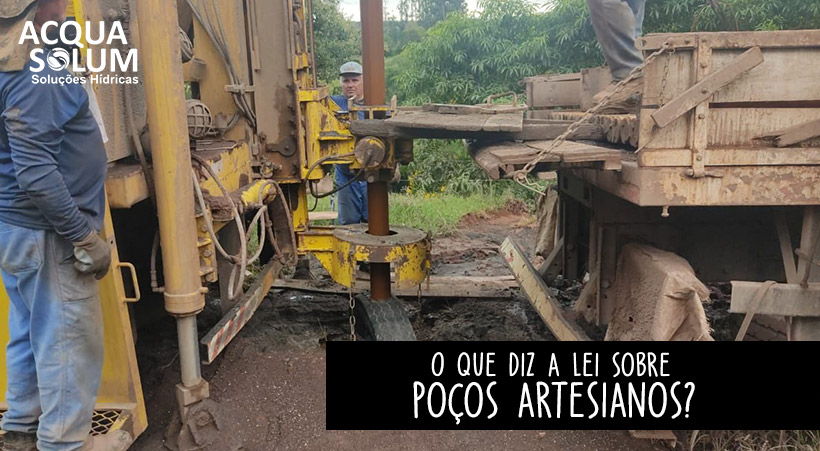 O que diz a lei sobre poços artesianos?