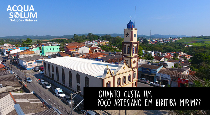 Quanto custa um poço artesiano em Biritiba Mirim?