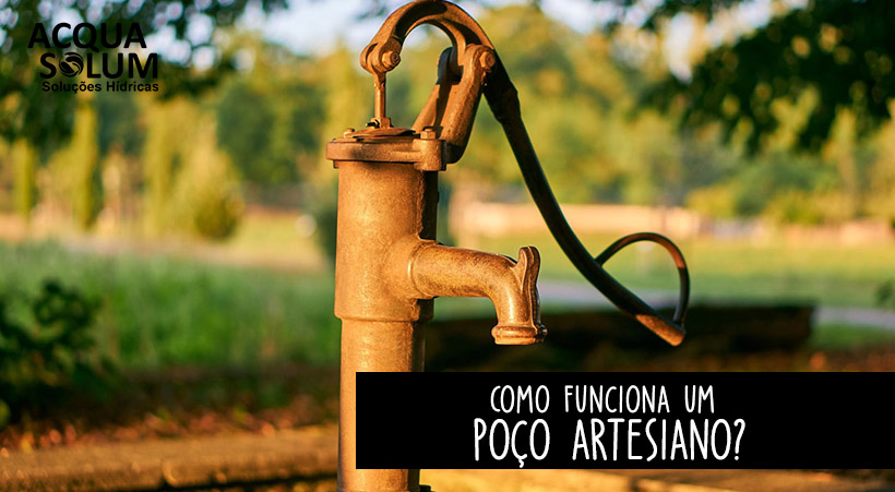 Como funciona um poço artesiano?