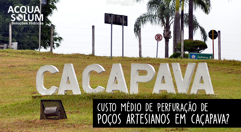 Custo Médio de Perfuração de Poços Artesianos em Caçapava?